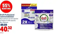 Makro Dreft Professional vaatwastabletten aanbieding