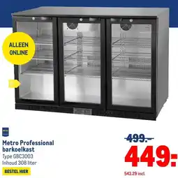 Makro Metro Professional barkoelkast aanbieding