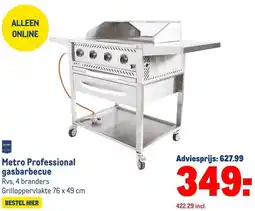 Makro Metro Professional gasbarbecue aanbieding