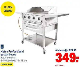 Makro Metro Professional gasbarbecue aanbieding