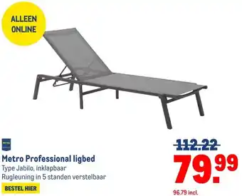 Makro Metro Professional ligbed aanbieding