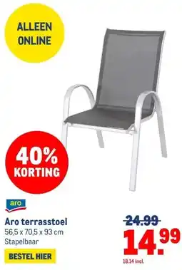 Makro Aro terrasstoel aanbieding