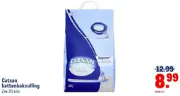 Makro Catsan kattenbakvulling aanbieding