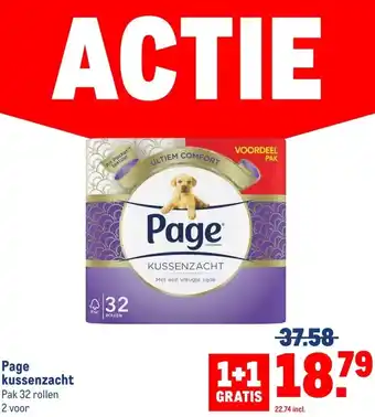 Makro Page kussenzacht aanbieding