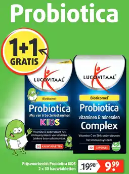Lucovitaal Probiotica KIDS aanbieding