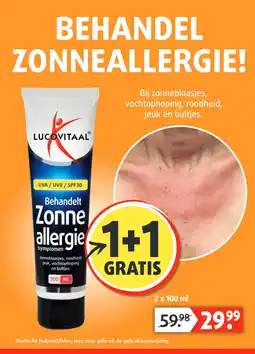 Lucovitaal Behandelt Zonne allergie symptomen aanbieding