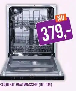 Keukendepot EXQUISIT VAATWASSER aanbieding