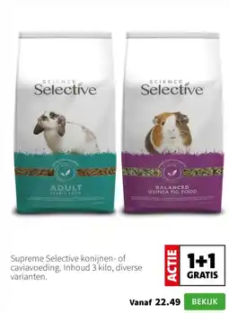 Intratuin Supreme Selective konijnen of caviavoeding aanbieding