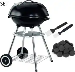 Bol.com XL Kogelbarbecue - 46 cm - Incl. Briketten en Marinadekwast aanbieding