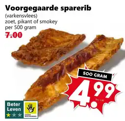Coop Voorgegaarde sparerib aanbieding