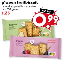 Coop g'woon fruitbiscuit aanbieding