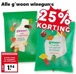 Coop Alle g'woon winegums aanbieding