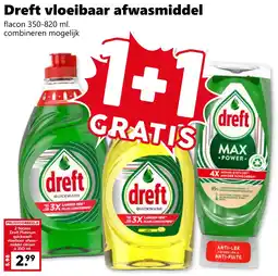 Coop Dreft vloeibaar afwasmiddel aanbieding