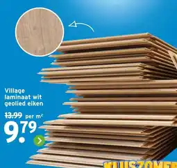 GAMMA Village laminaat wit geolied eiken aanbieding