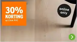 GAMMA 30% KORTING op Click PVC aanbieding