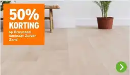 GAMMA 50% KORTING op Bruynzeel laminaat Zuiver Zand aanbieding