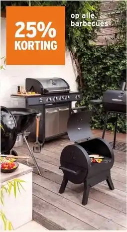 GAMMA 25% KORTING op alle barbecues aanbieding