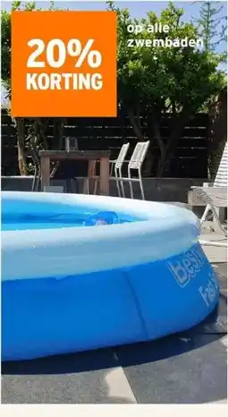 GAMMA 20% KORTING op alle zwembaden aanbieding