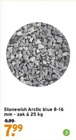 GAMMA Stonewish Arctic blue 8-16 mm - zak á 25 kg aanbieding