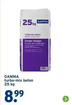 GAMMA GAMMA turbo-mix beton 25 kg aanbieding