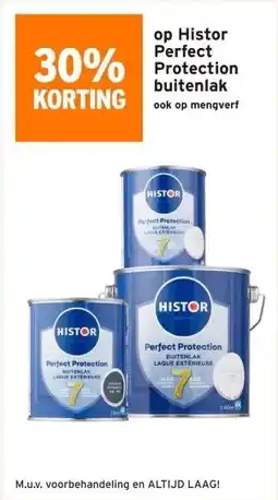 GAMMA 30% korting op Histor Perfect Protection buitenlak aanbieding