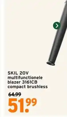 GAMMA SKIL 20V multifunctionele blazer 3161CB compact brushless aanbieding