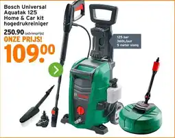 GAMMA Bosch Universal Aquatak 125 Home & Car kit hogedrukreiniger aanbieding