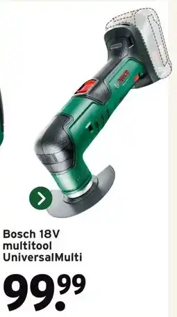 GAMMA Bosch 18V multitool UniversalMulti aanbieding