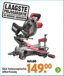 GAMMA Skil telescopische afkortzaag aanbieding