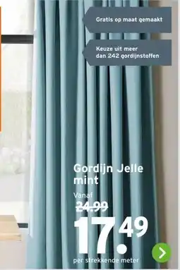 GAMMA Gordijn Jelle mint aanbieding