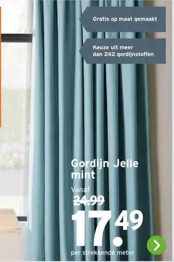 GAMMA Gordijn Jelle mint aanbieding
