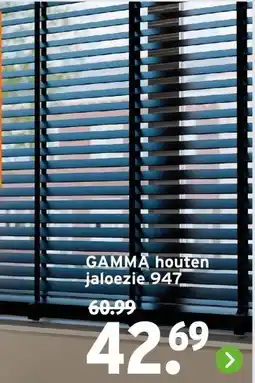 GAMMA GAMMA houten jaloezie 947 aanbieding
