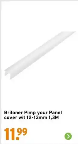 GAMMA Briloner Pimp your Panel cover wit 12-13mm 1,3M aanbieding