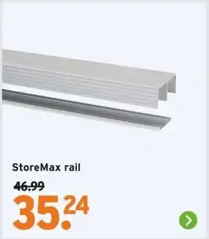 GAMMA StoreMax rail aanbieding