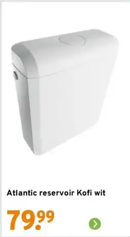 GAMMA Atlantic reservoir Kofi wit aanbieding