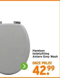 GAMMA Handson toiletzitting Antero Grey Wash aanbieding