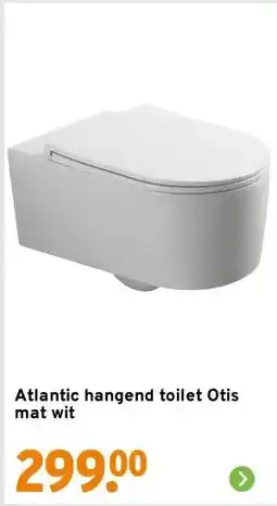 GAMMA Atlantic hangend toilet Otis mat wit aanbieding