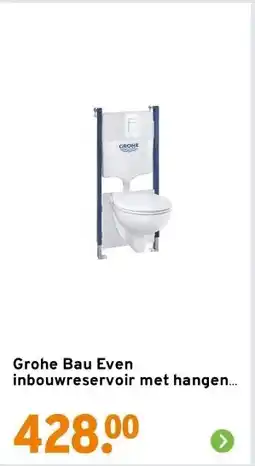 GAMMA Grohe Bau Even inbouwreservoir met hangend toilet 5-in-1 aanbieding