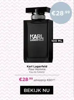 ICI Paris XL Karl Lagerfeld Pour Homme Eau de Toilette aanbieding