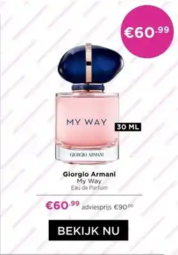 ICI Paris XL Giorgio Armani My Way Eau de Parfum aanbieding