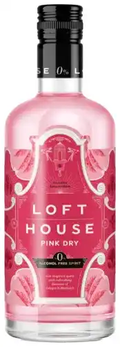 Gall & Gall Loft House Pink Gin Alcoholvrij 70CL Mixen aanbieding