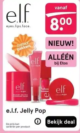 Etos e.l.f. Jelly Pop aanbieding