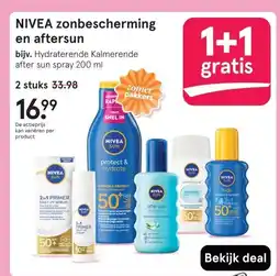 Etos NIVEA zonbescherming en aftersun aanbieding