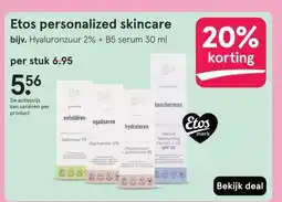 Etos Etos personalized skincare aanbieding