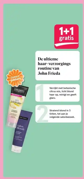 Etos De ultieme haar-verzorgings routine van John Frieda aanbieding