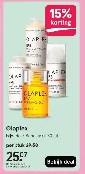 Etos Olaplex aanbieding