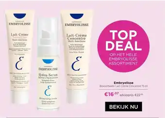 ICI Paris XL Embryolisse Bijvoorbeeld: Lait-Crème Concentré 75 ml aanbieding