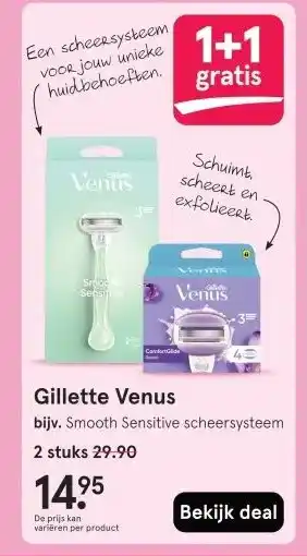 Etos Gillette Venus aanbieding