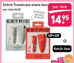 Etos Estrid Travelcase shave duo aanbieding