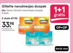 Etos Gillette navulmesjes duopak aanbieding